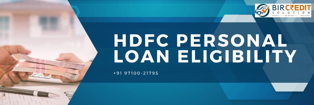 HDFC Personal Loan Eligibility